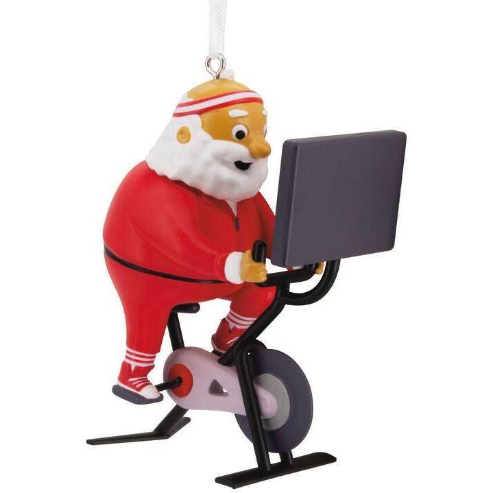 2024 Spin Class Santa Hallmark Ornament (Sports & Activities) 1HGO3292