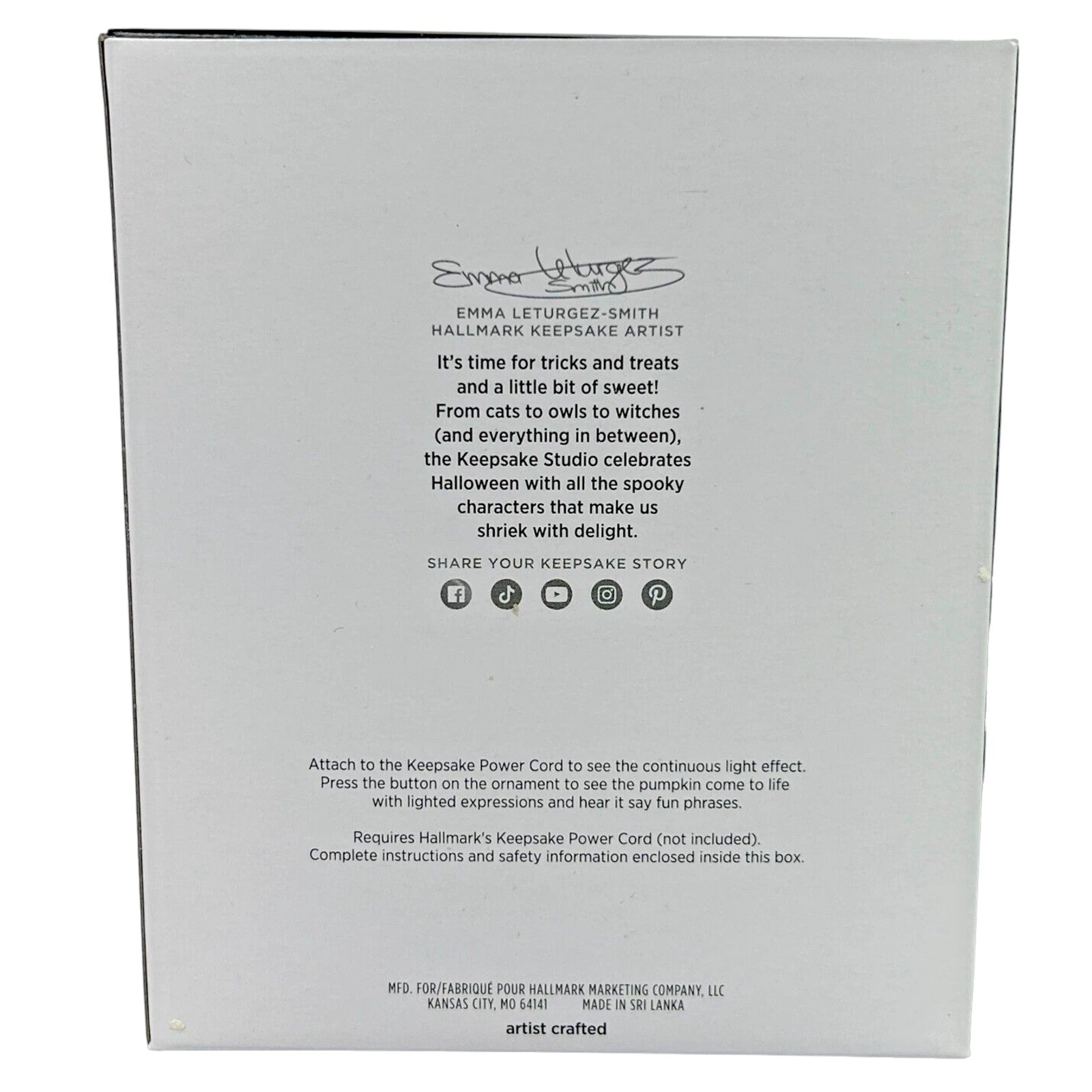 2024 Spirited Pumpkin Hallmark Ornament (Halloween) QFO5374