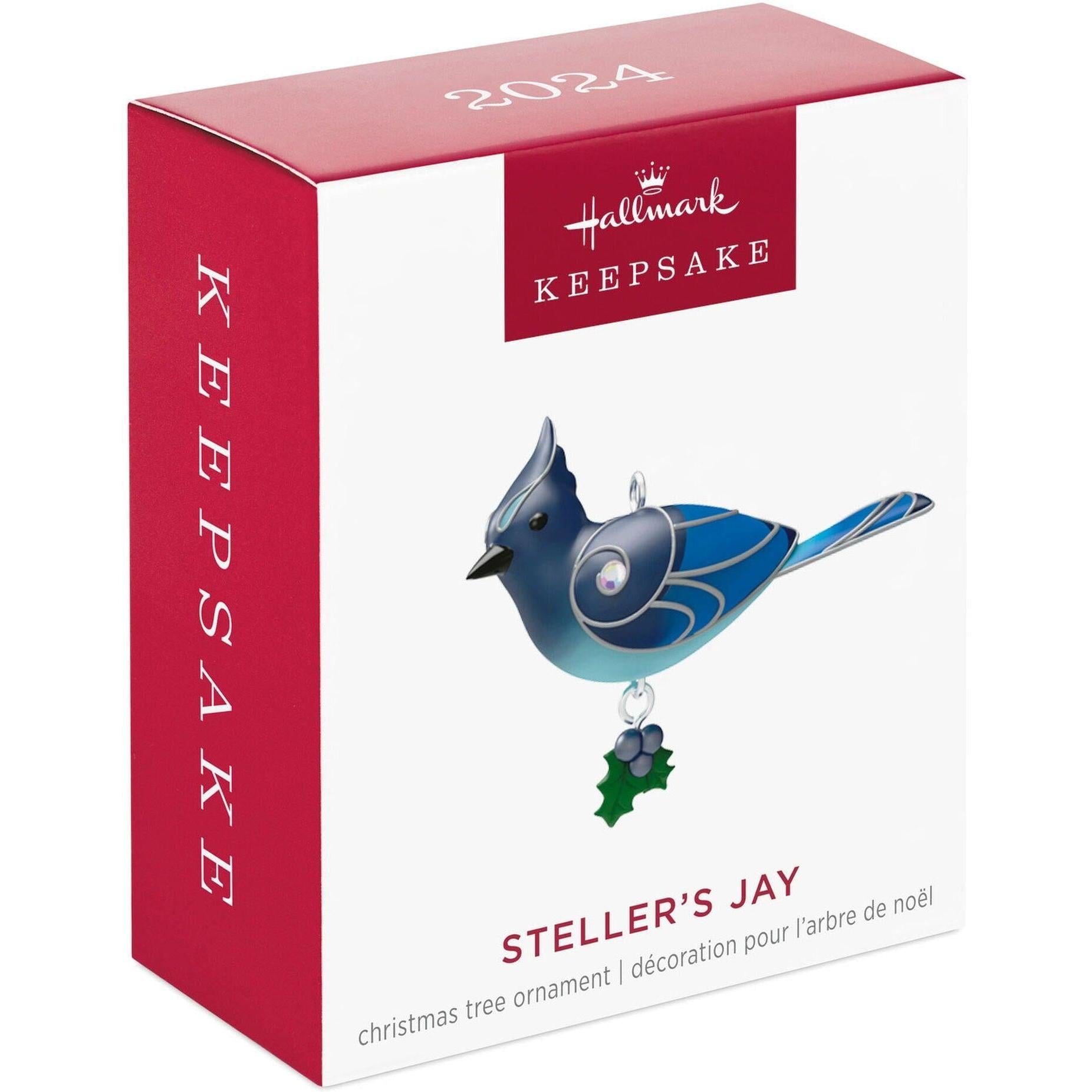 2024 Steller's Jay Hallmark Ornament (Beauty of Birds) QXM9151
