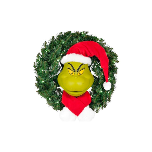 2024 The Grinch Wreath (Dr. Seuss’s How the Grinch Stole Christmas!) Hallmark Ornament 1QFM3941 Image1