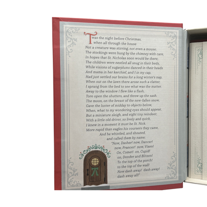 2024 Twas The Night Before Christmas Greeting Card Set Hallmark Ornament (Santa Claus) XPX1416