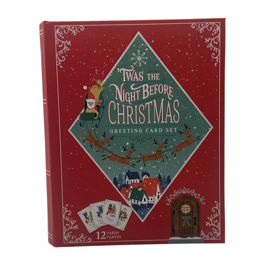 2024 Twas The Night Before Christmas Greeting Card Set Hallmark Ornament (Santa Claus) XPX1416