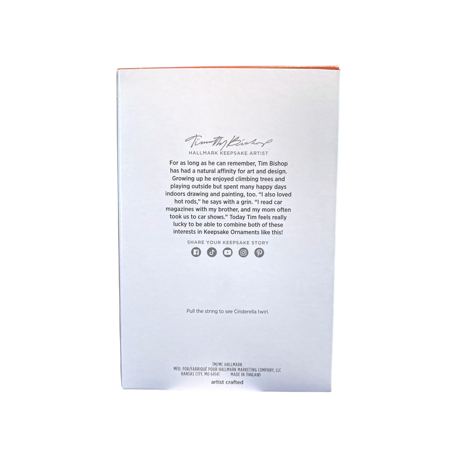 2024 Twirling At the Ball (Cinderella) Hallmark Ornament QXD6961 Image4