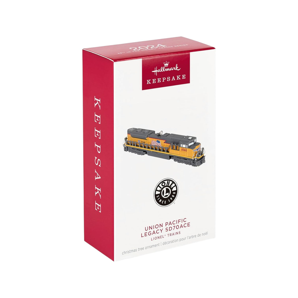 2024 Union Pacific Legacy SD70ACE Hallmark Ornament (Lionel) QXR8171 Image2