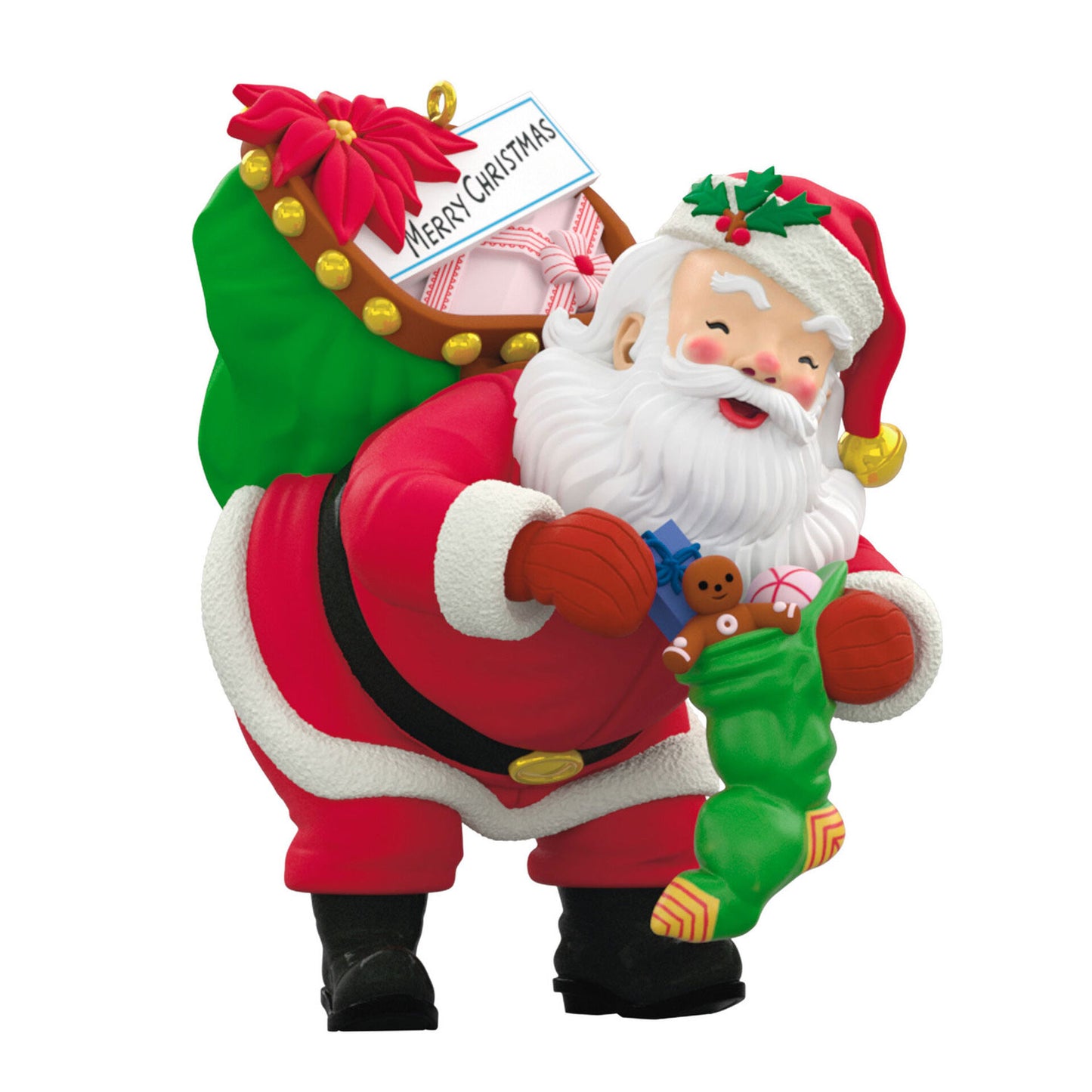2024 Vintage Greetings Hallmark Ornament (Santa Claus) QXC5627