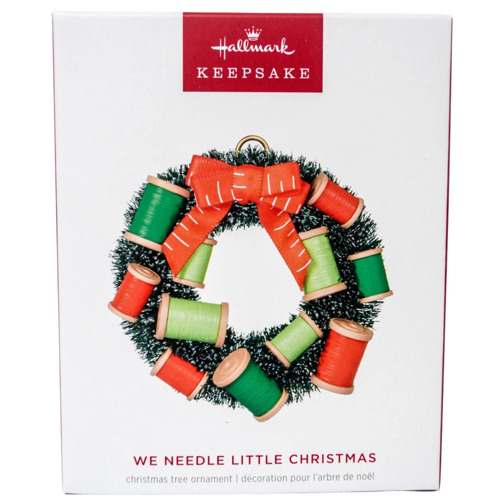 2024 We Needle Little Christmas Hallmark Ornament (Wreath) QGO2541