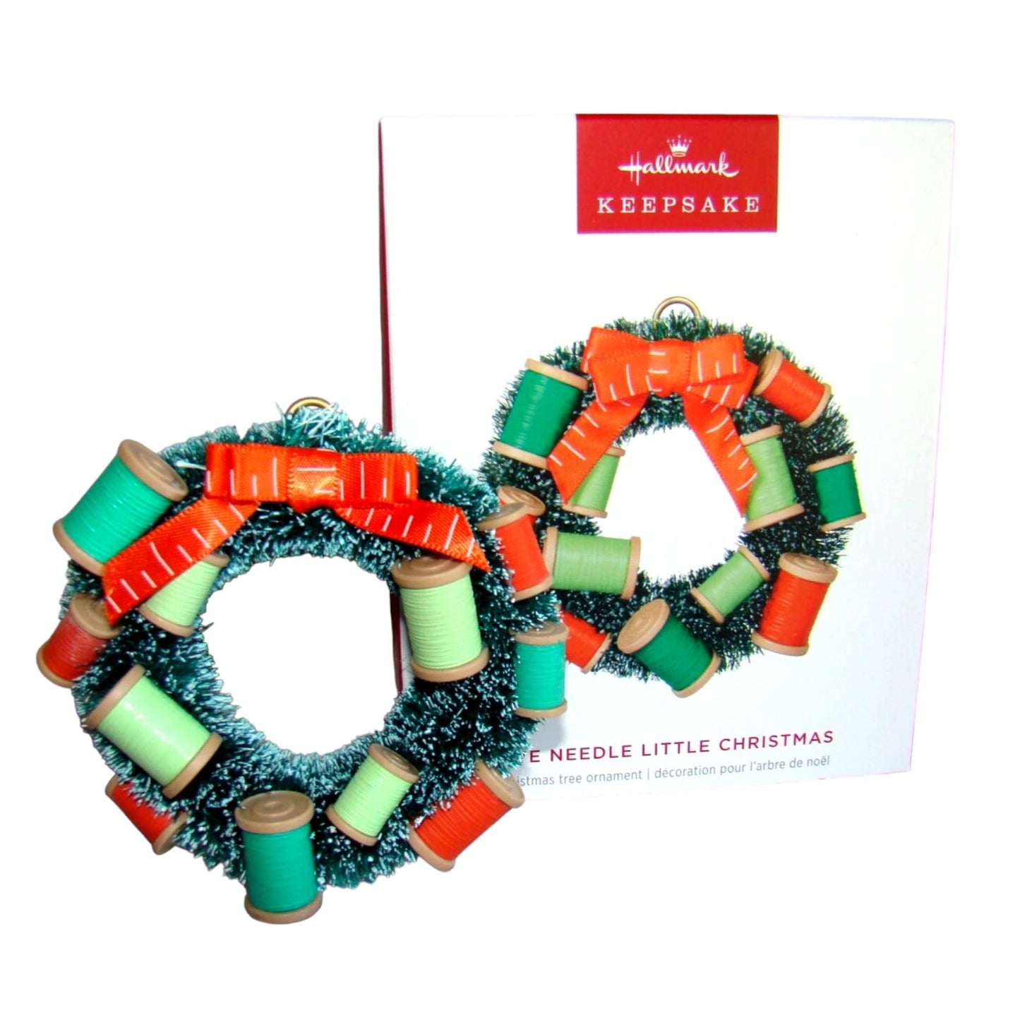 2024 We Needle Little Christmas Hallmark Ornament (Wreath) QGO2541