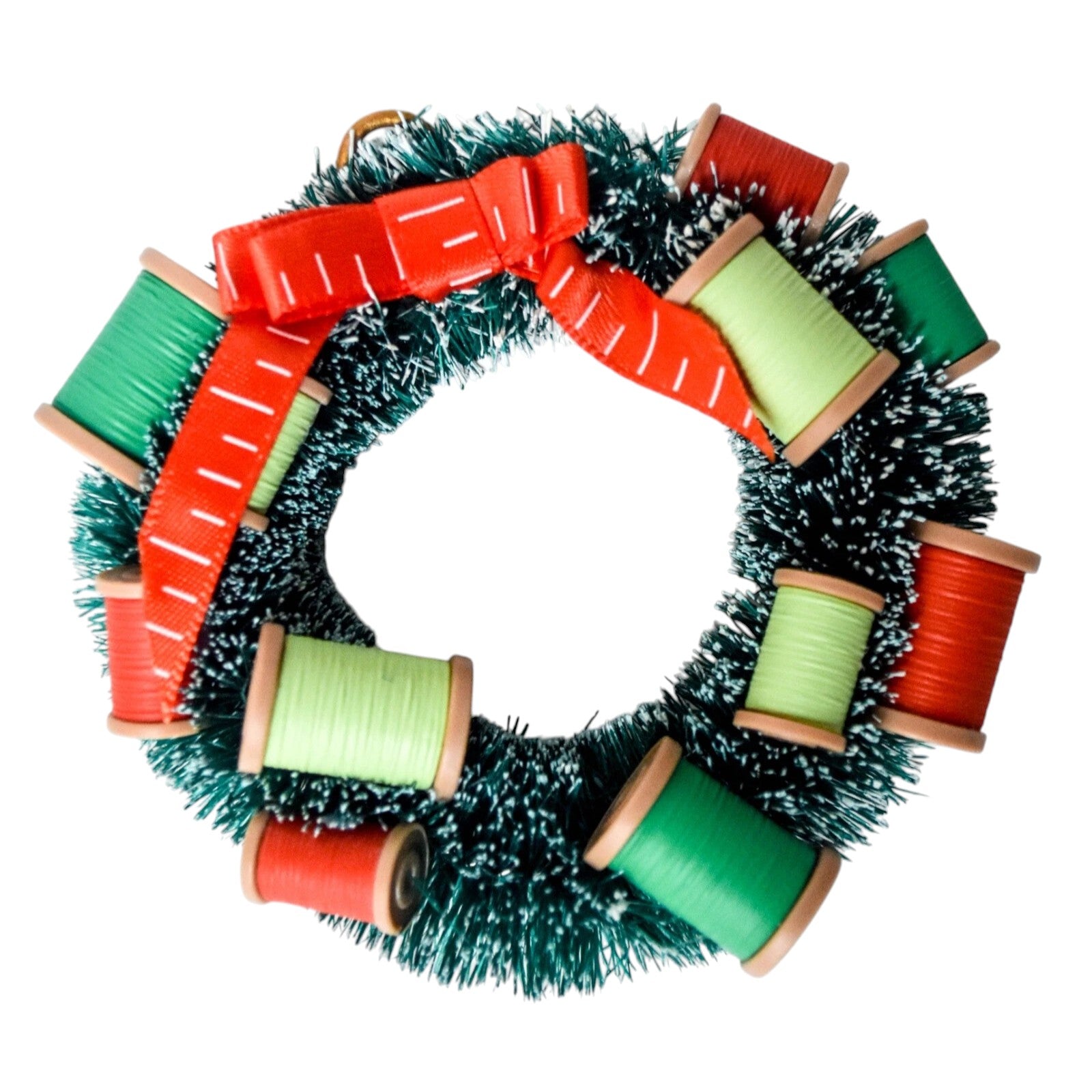 2024 We Needle Little Christmas Hallmark Ornament (Wreath) QGO2541