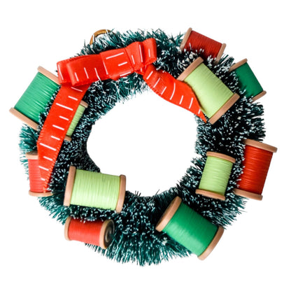 2024 We Needle Little Christmas Hallmark Ornament (Wreath) QGO2541