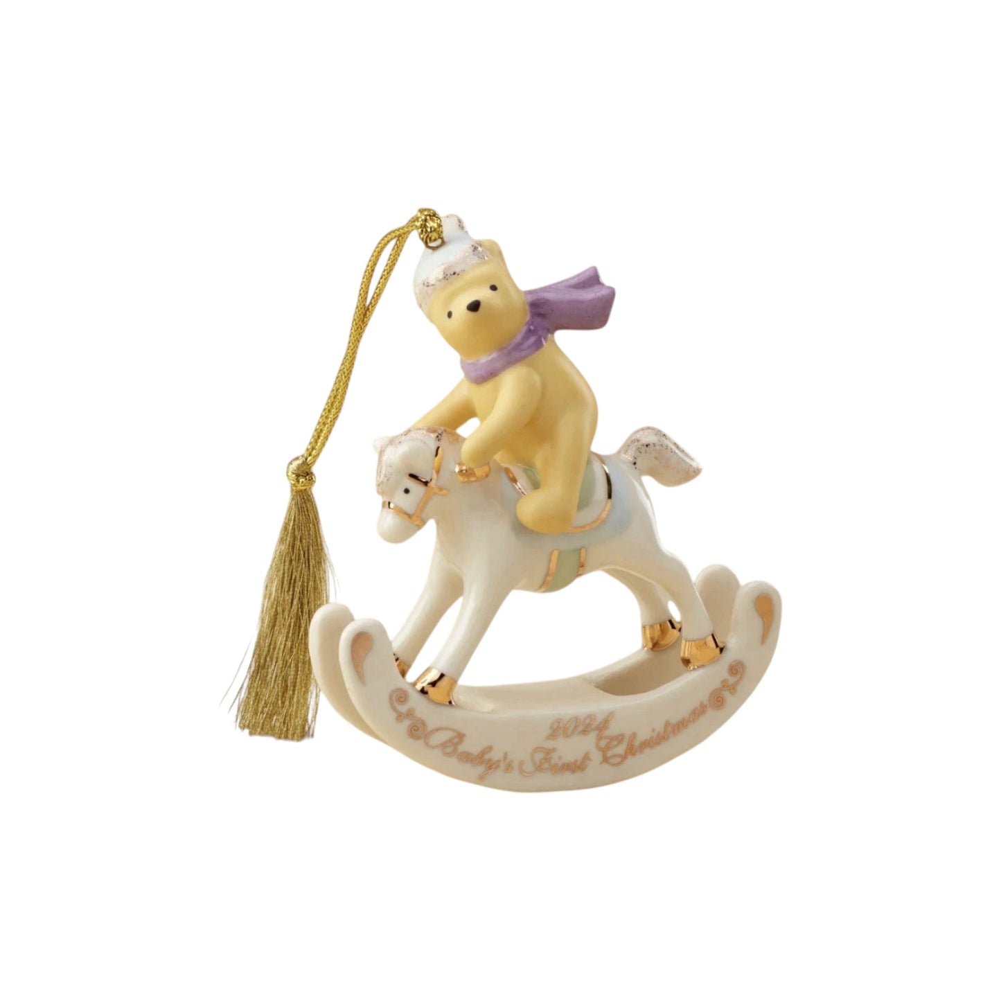 2024 Winnie the Pooh Baby's 1st Christmas Winnie the Pooh Lenox Ornament 895777 Image1