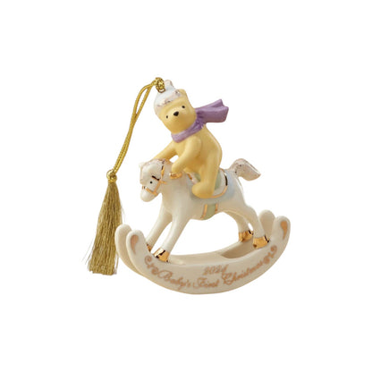 2024 Winnie the Pooh Baby's 1st Christmas Winnie the Pooh Lenox Ornament 895777 Image1