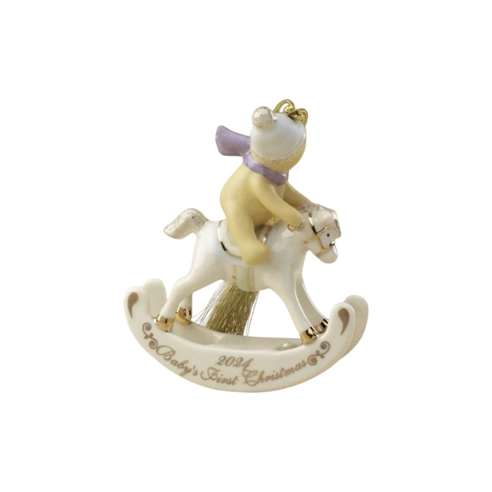2024 Winnie the Pooh Baby's 1st Christmas Winnie the Pooh Lenox Ornament 895777 Image3