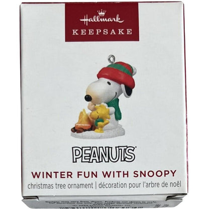2024 Winter Fun With Snoopy Hallmark Ornament (Winter Fun with Snoopy) QXM9254