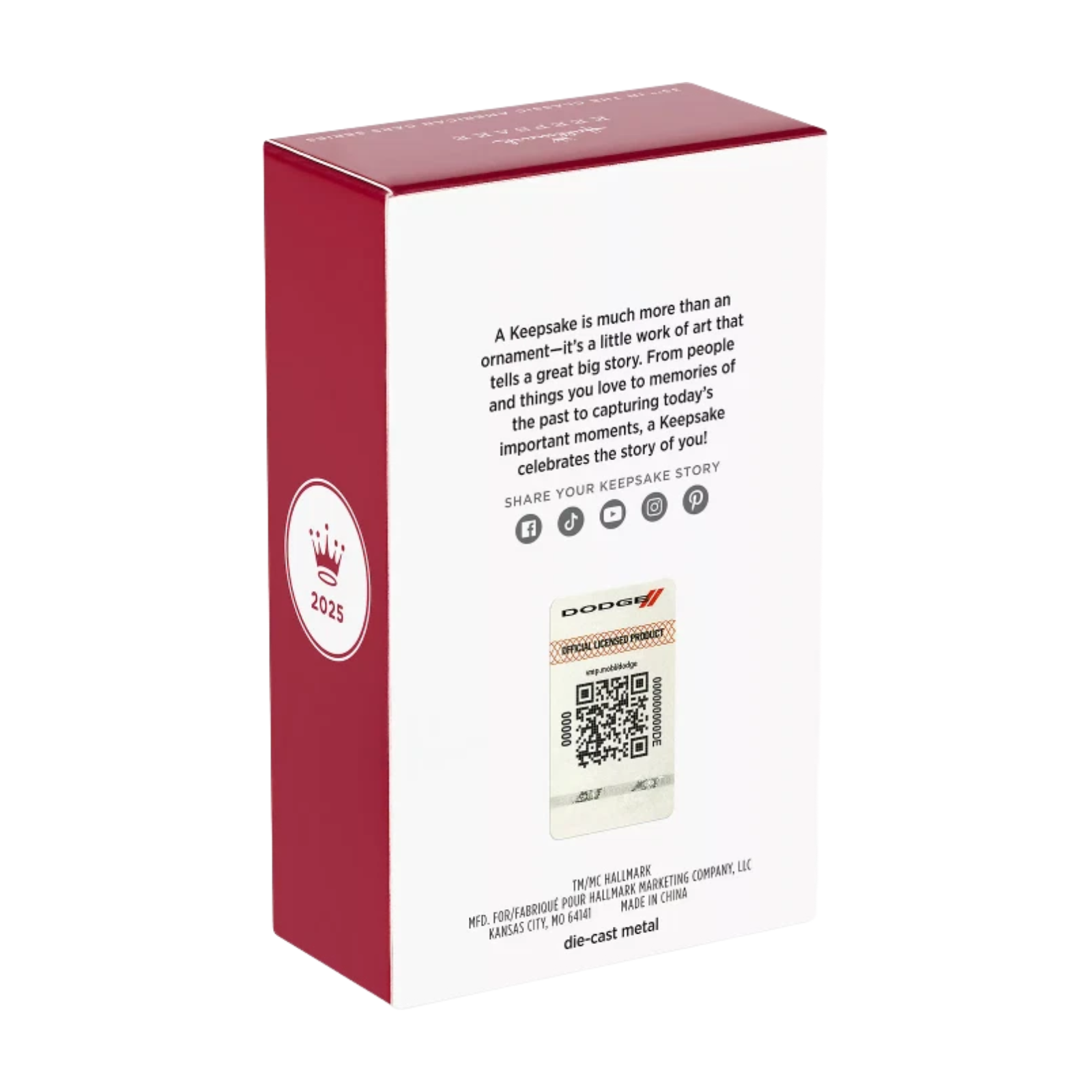 2025 1969 Dodge Super Bee Six Pack (Classic American Cars) Hallmark Ornament QXR8302 Image4