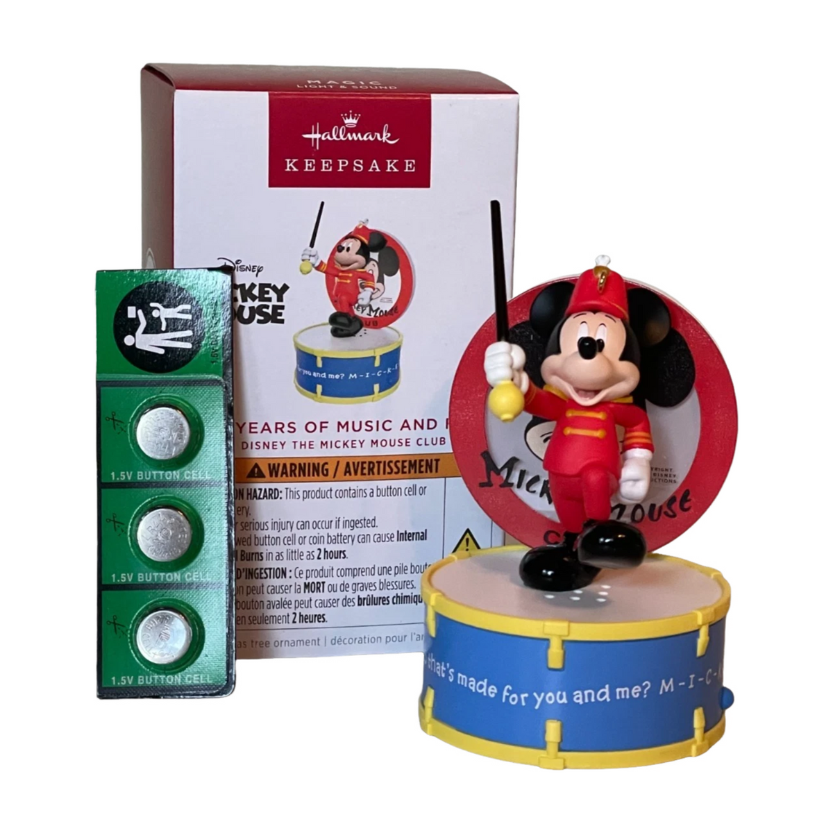 2025 70 Years of Music and Fun (The Mickey Mouse Club) QXD7155 Hallmark Ornament QXD7155 Image5