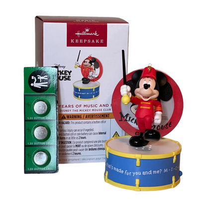 2025 70 Years of Music and Fun (The Mickey Mouse Club) QXD7155 Hallmark Ornament QXD7155 Image5