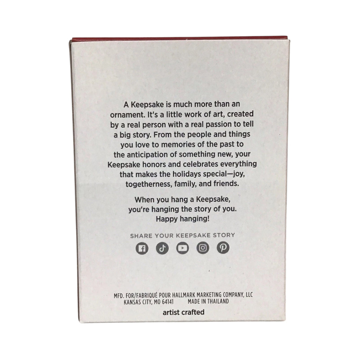 2025 A Perfect Match (Christmas) Hallmark Ornament QGO2492 Image6