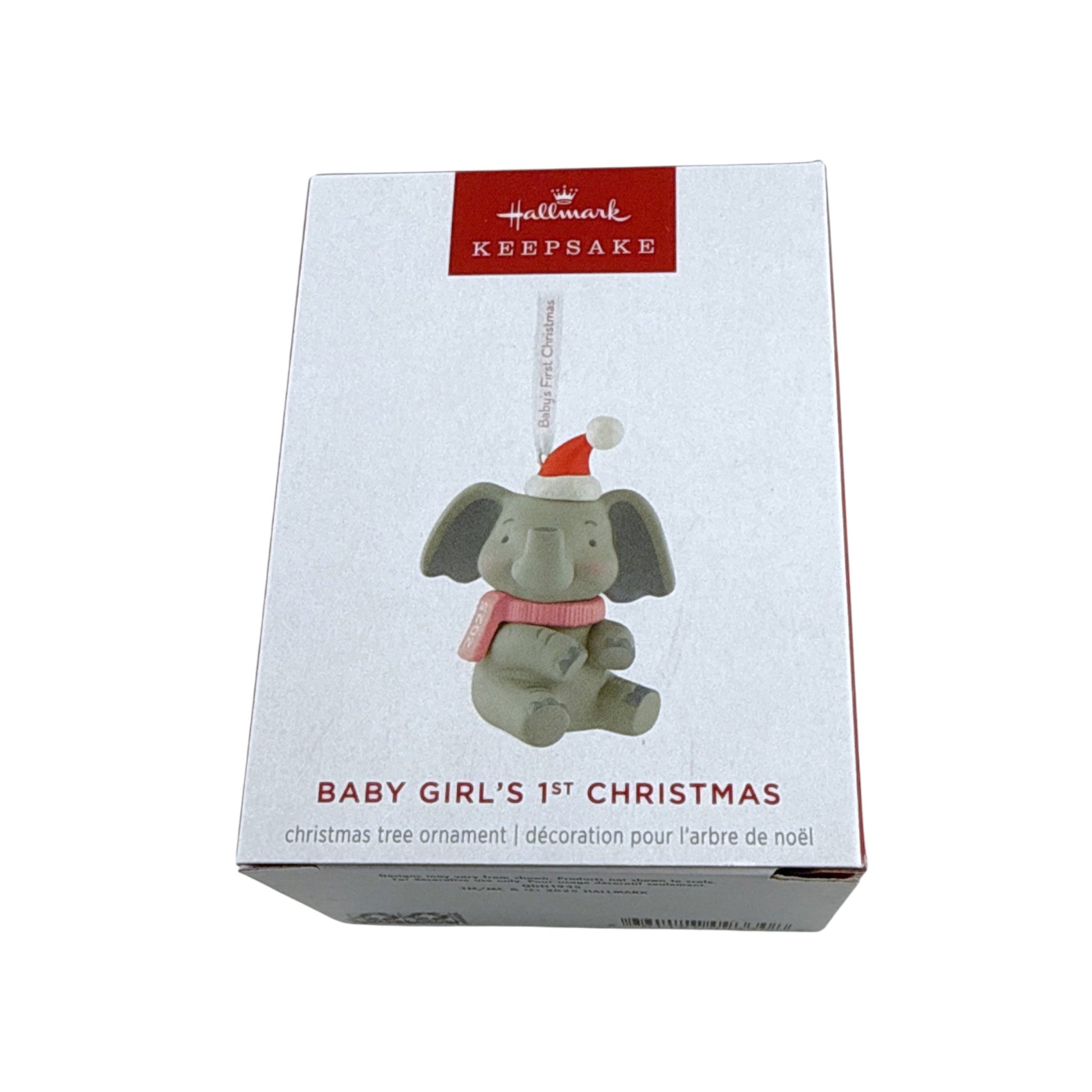 2025 Baby’s 1st Christmas – Girl (Elephant) Hallmark Ornament QGO1935 Image2