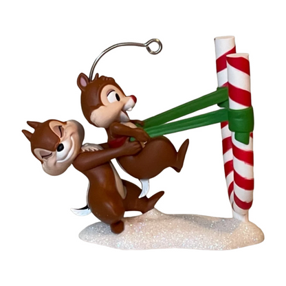 2025 Candy Cane Catapult (Chip and Dale) QXD7072 Hallmark Ornament QXD7072 Image1