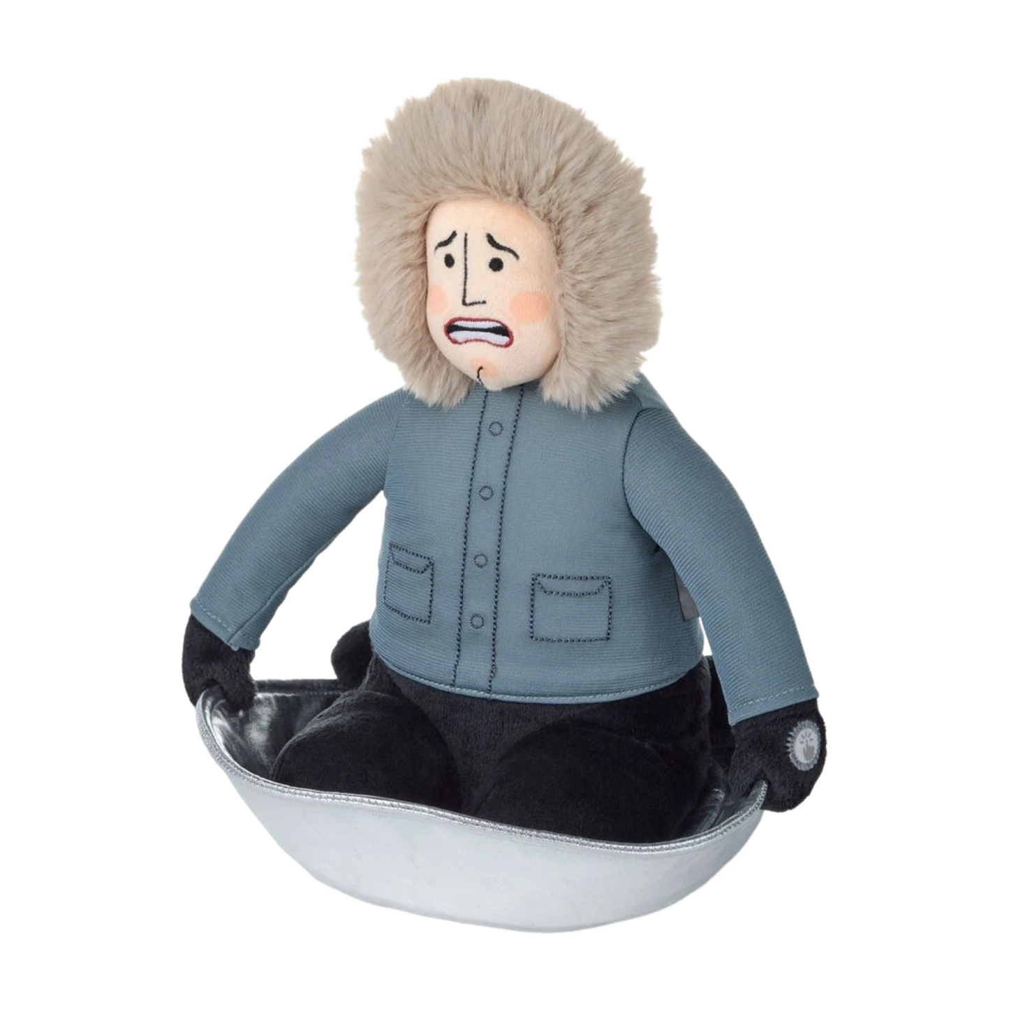 2025 Clark on Saucer Sled Plush with Sound and Motion (National Lampoon's Christmas Vacation) Hallmark Ornament XKT6146 Image3