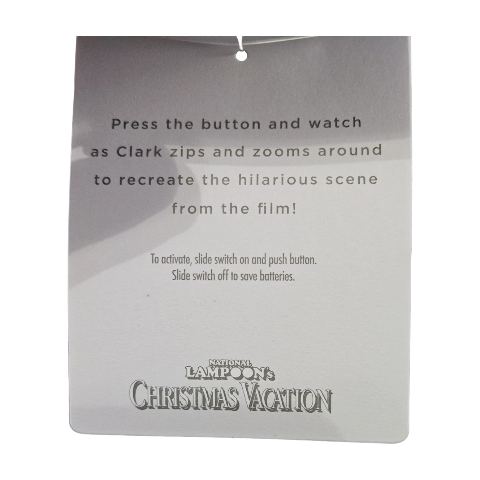 2025 Clark on Saucer Sled Plush with Sound and Motion (National Lampoon's Christmas Vacation) Hallmark Ornament XKT6146 Image8