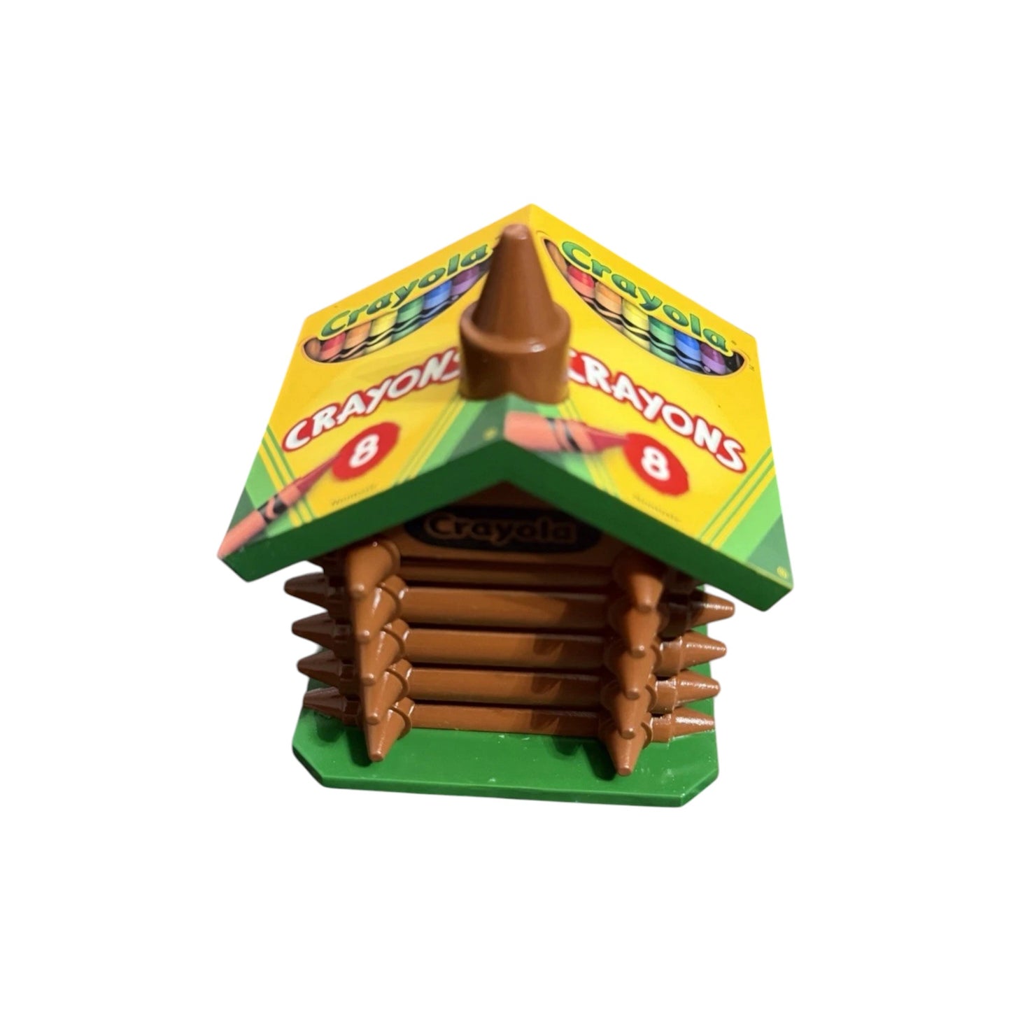 2025 Colorful Log Cabin (Crayola) Hallmark Ornament QXI8135 Image1