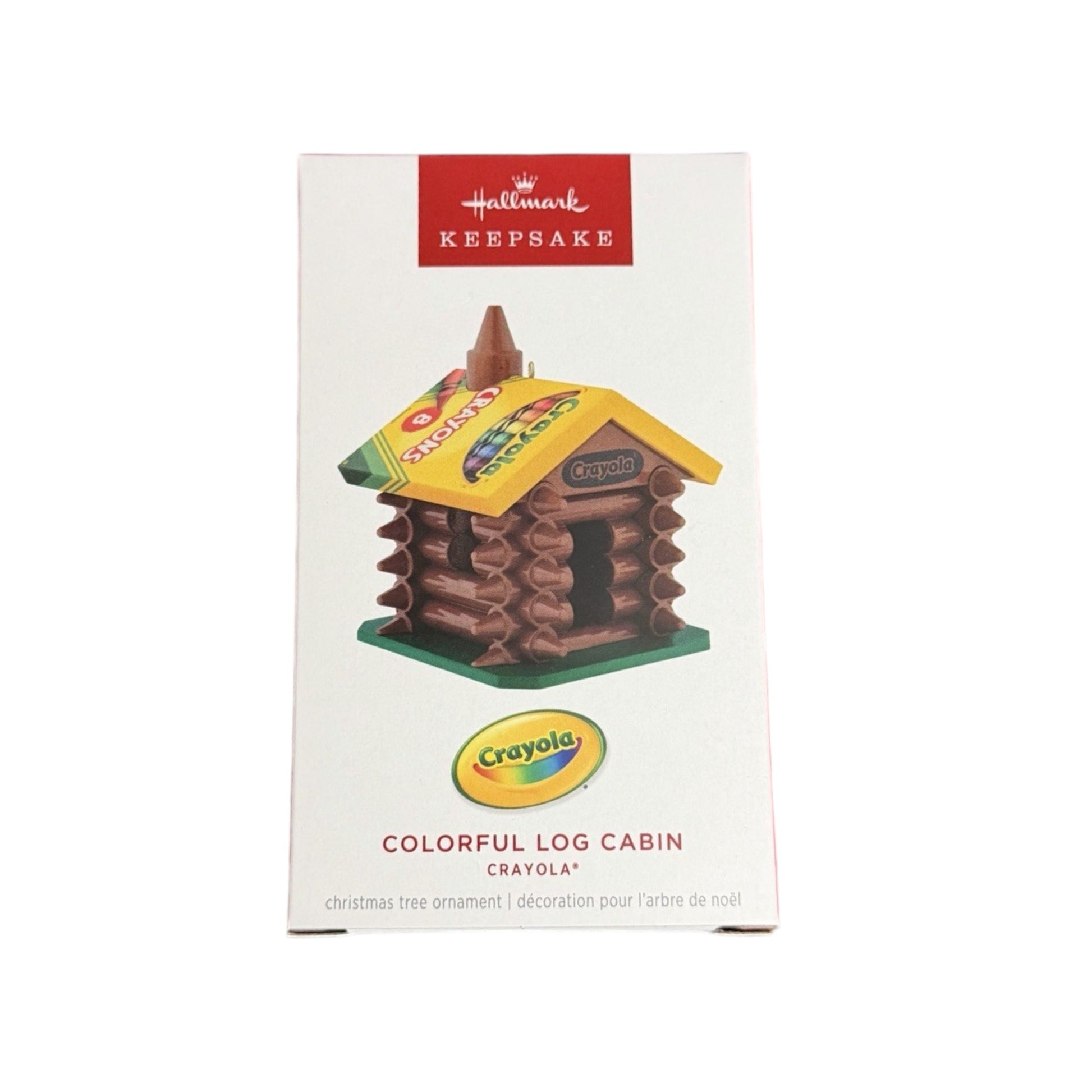 2025 Colorful Log Cabin (Crayola) Hallmark Ornament QXI8135 Image2