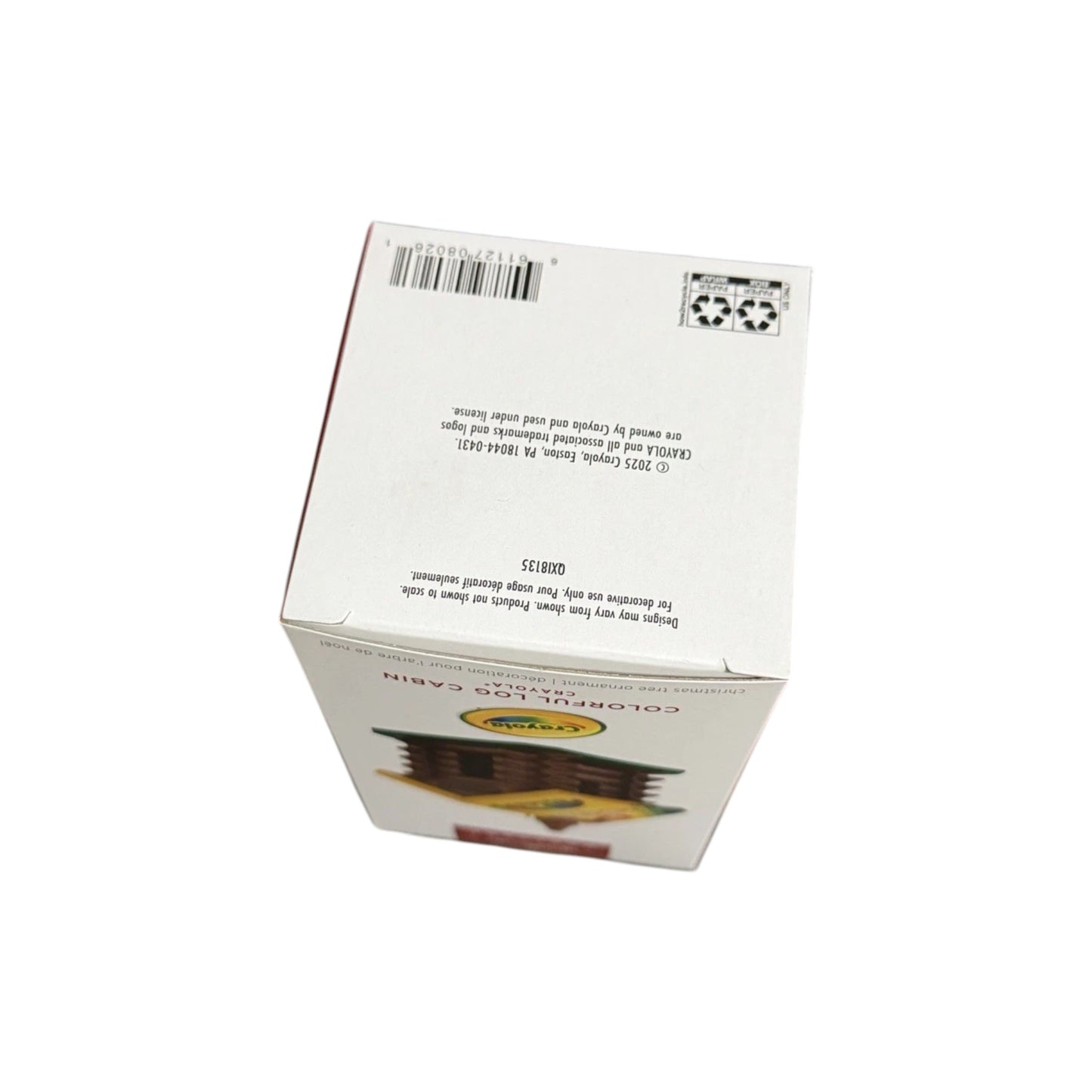 2025 Colorful Log Cabin (Crayola) Hallmark Ornament QXI8135 Image5