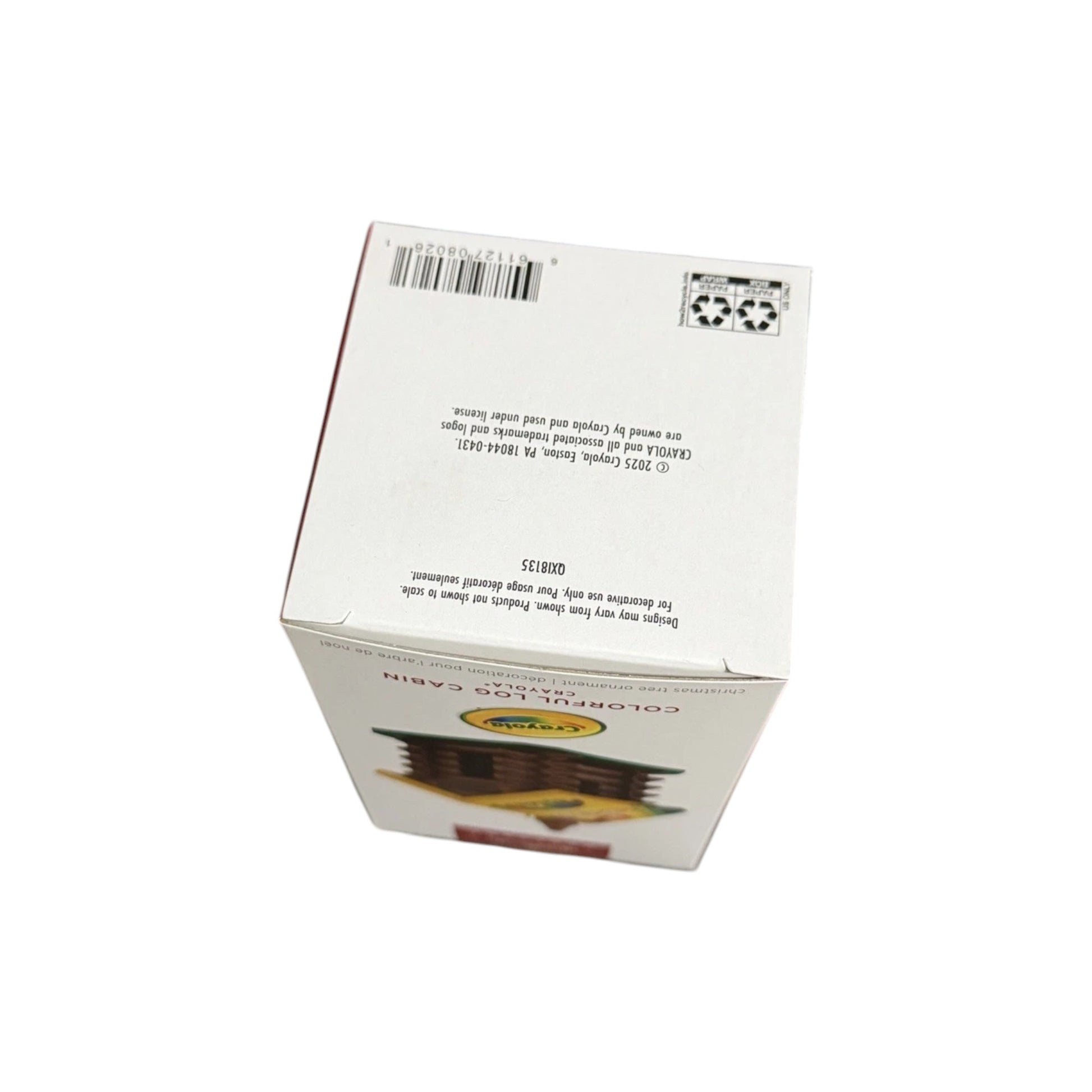2025 Colorful Log Cabin (Crayola) Hallmark Ornament QXI8135 Image5