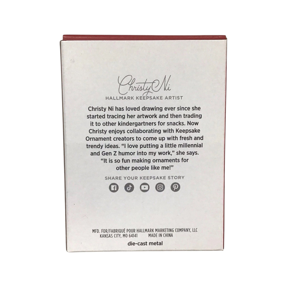 2025 Key to My Heart Hallmark Ornament QHX3215 Image6