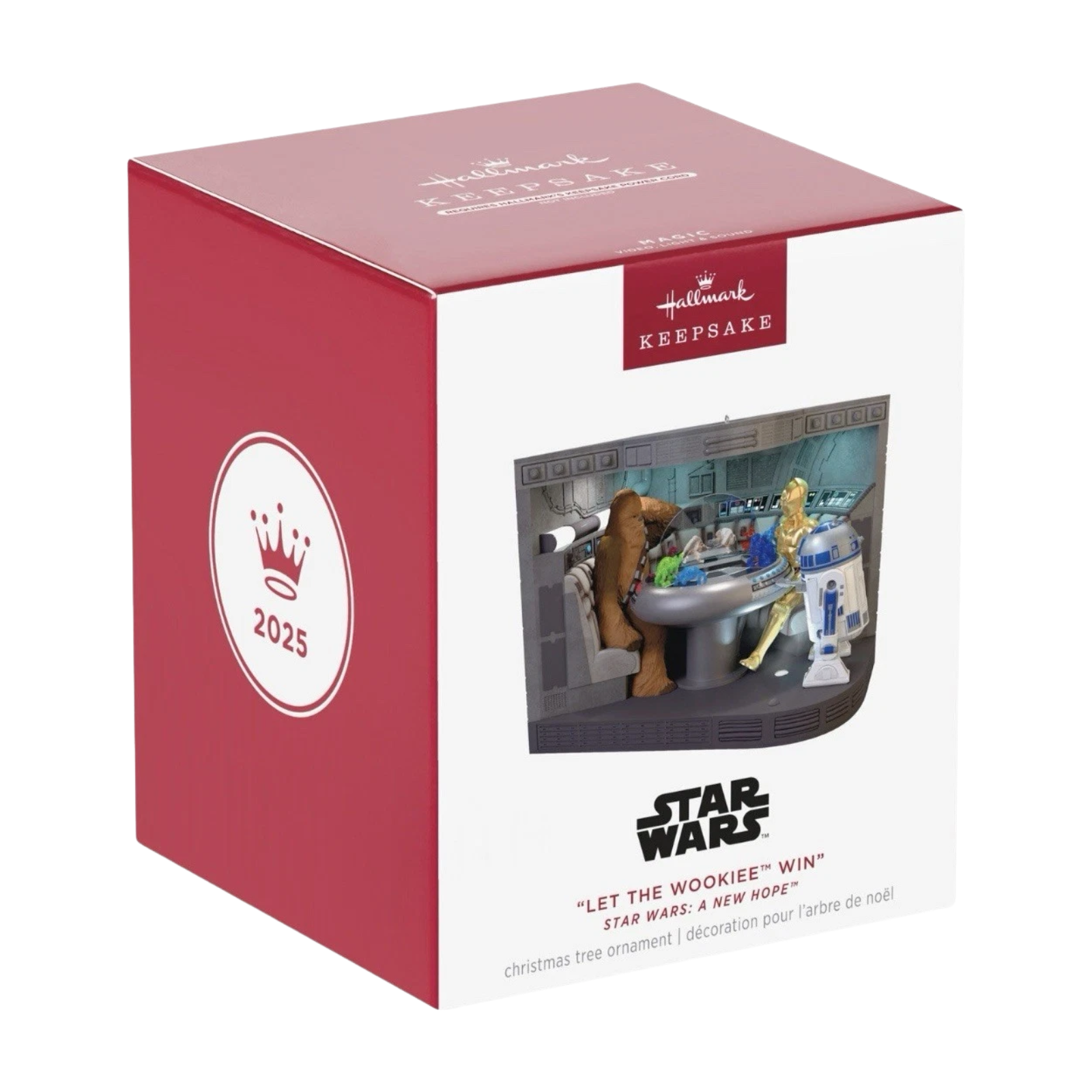 2025 Let the Wookiee Win (Star Wars: A New Hope) QXI8682 Hallmark Ornament QXI8682 Image2