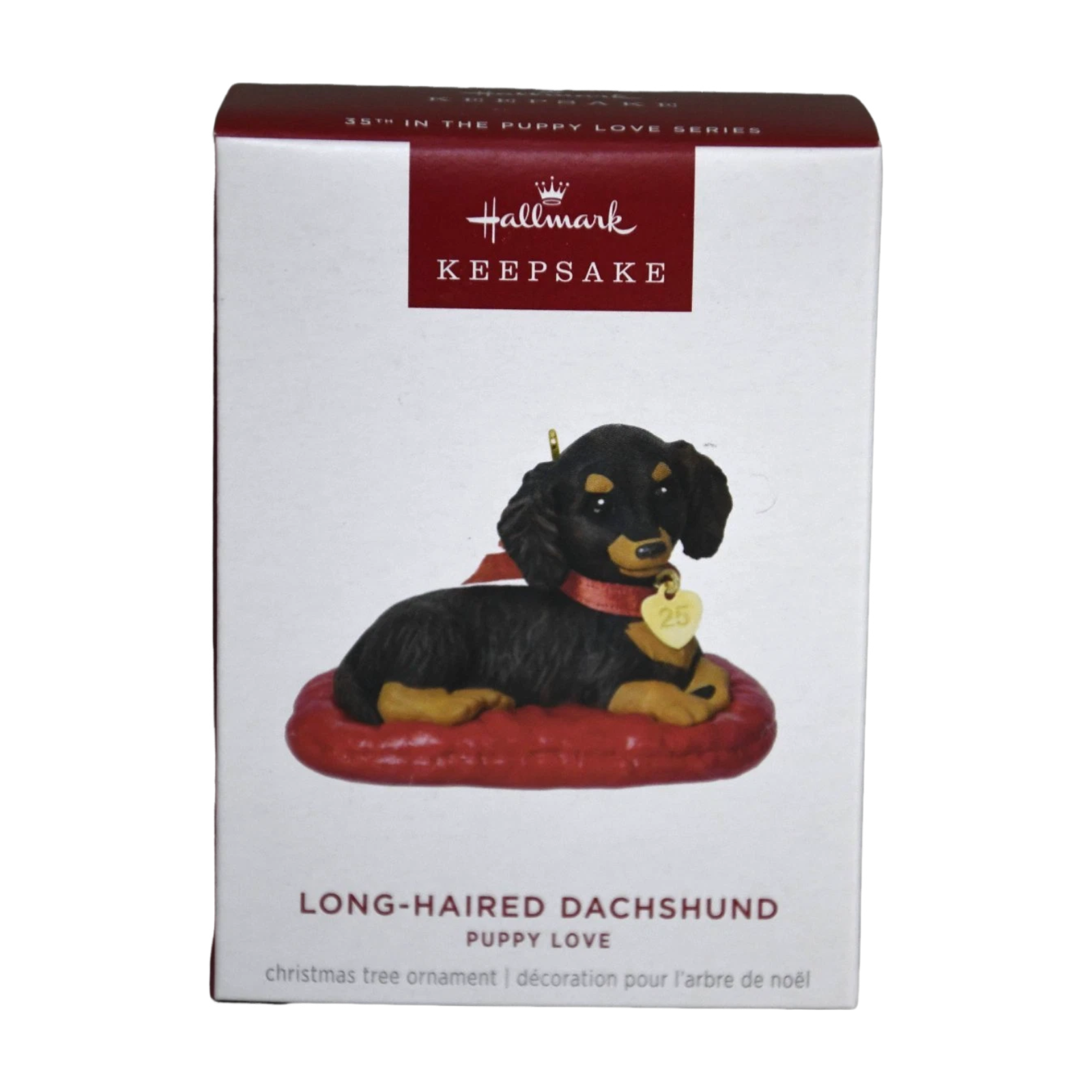 2025 Long-Haired Dachshund (Puppy Love) QXR8755 Hallmark Ornament QXR8755 Image2
