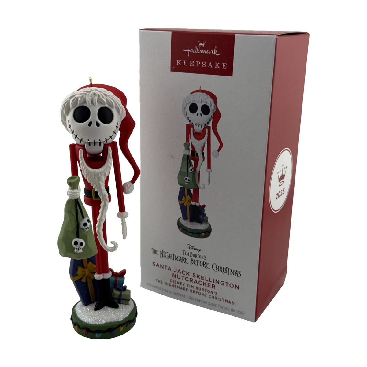 2025 Santa Jack Skellington Nutcracker (The Nightmare Before Christmas) QXD7122 Hallmark Ornament QXD7122 Image4