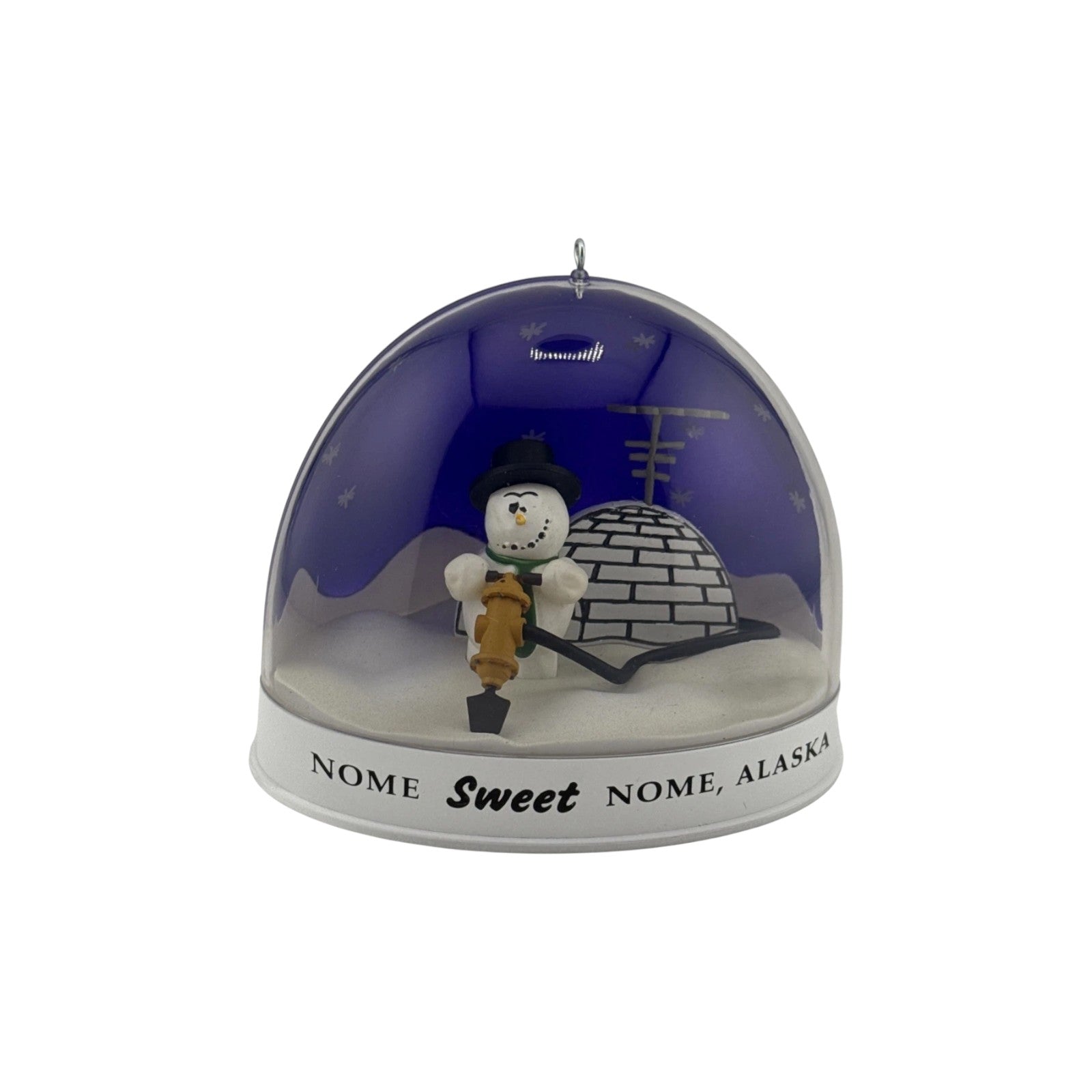 2025 Snow Globe Escape Plan (Knick Knack) Hallmark Ornament QXD7302 Image1