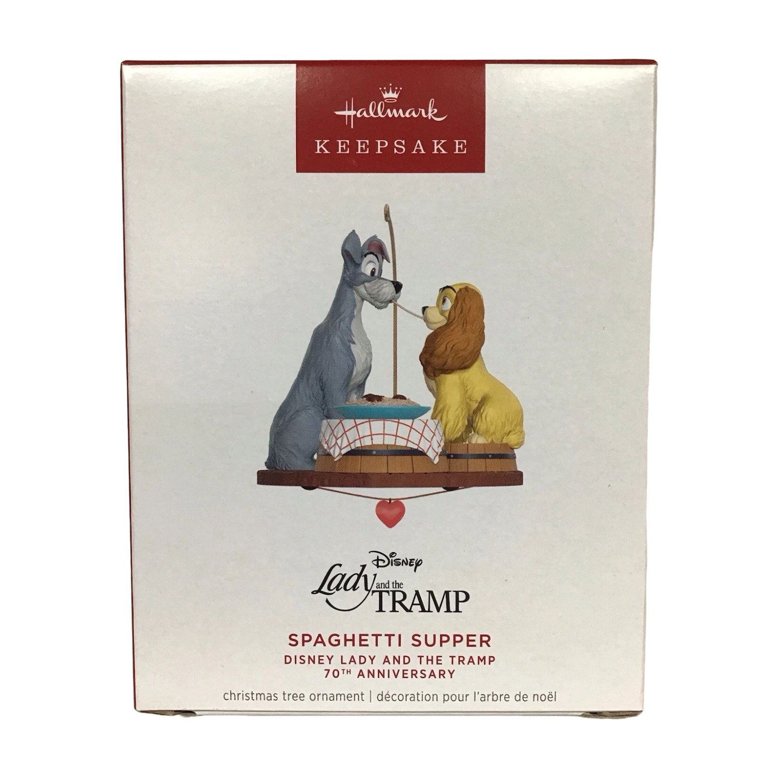 2025 Spaghetti Supper (Lady and the Tramp) QXD7085 Hallmark Ornament QXD7085 Image2