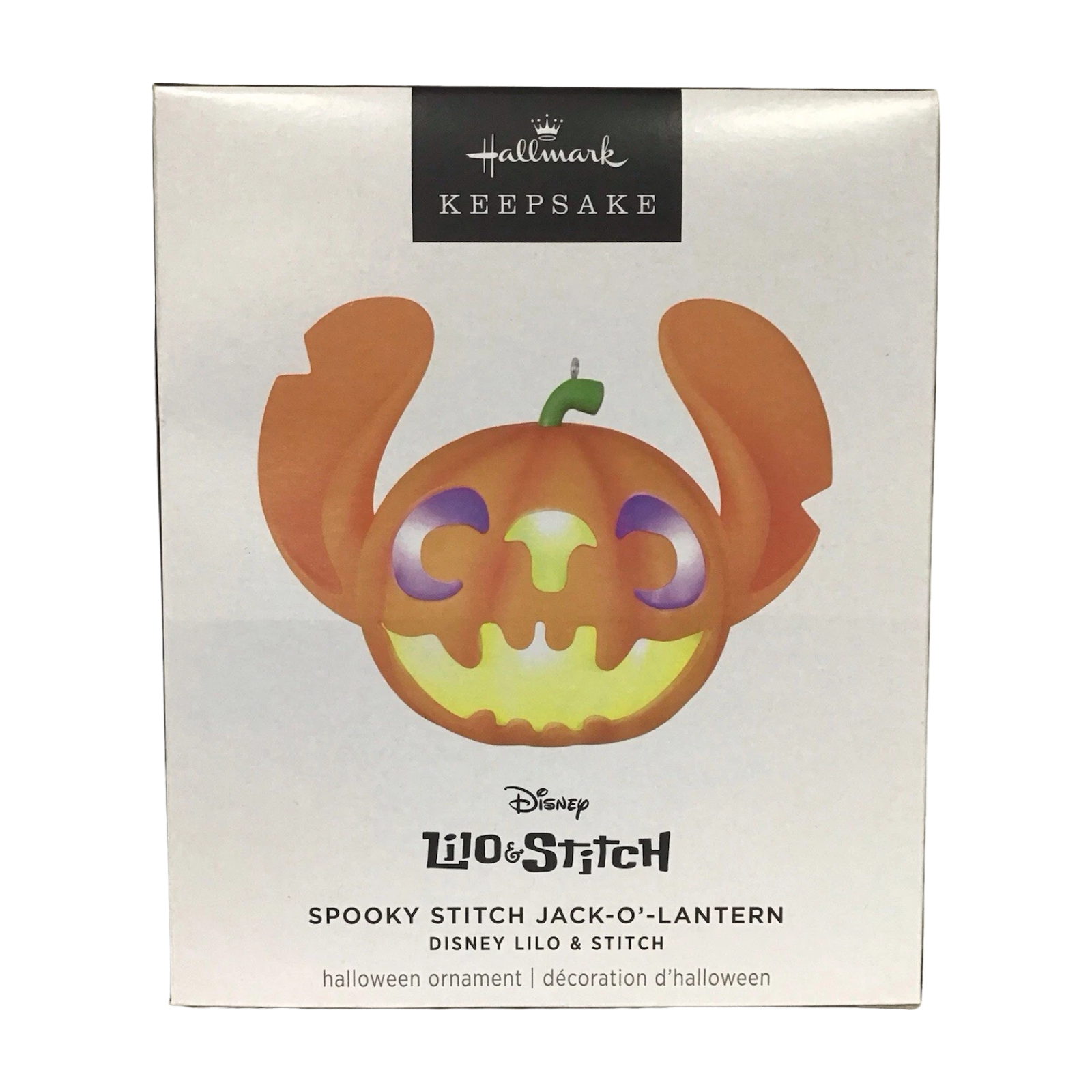 2025 Spooky Stitch Jack-o'-Lantern (Lilo & Stitch) QFO5435 Hallmark Ornament QFO5435 Image2