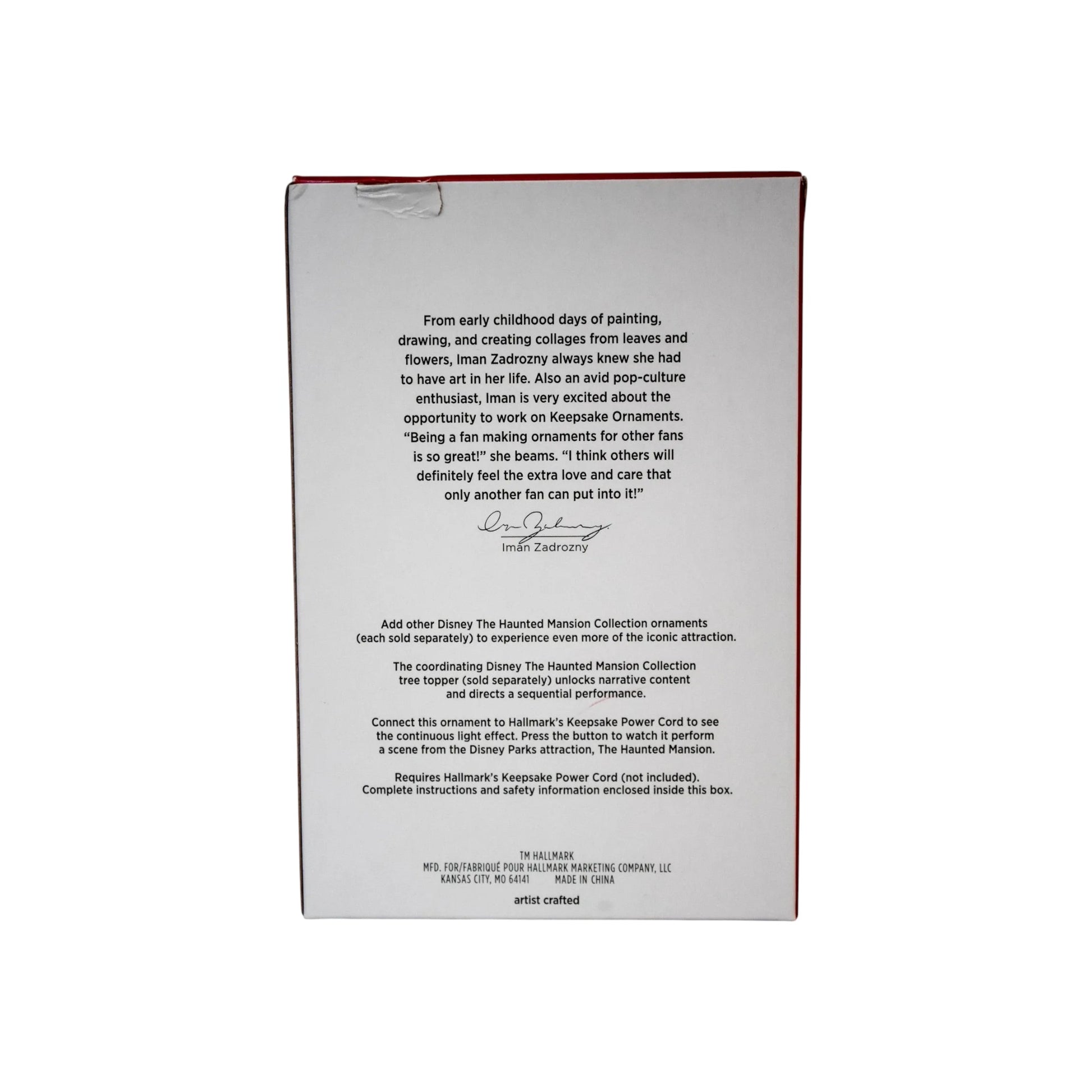 2025 The Coffin in the Conservatory (The Haunted Mansion) Hallmark Ornament QXD6757 Image6