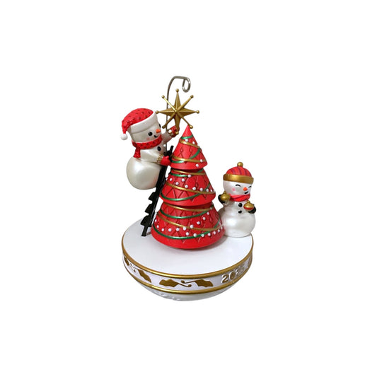 2025 Winter Garden Party (Snowmen) Hallmark Ornament QDB2455 Image1