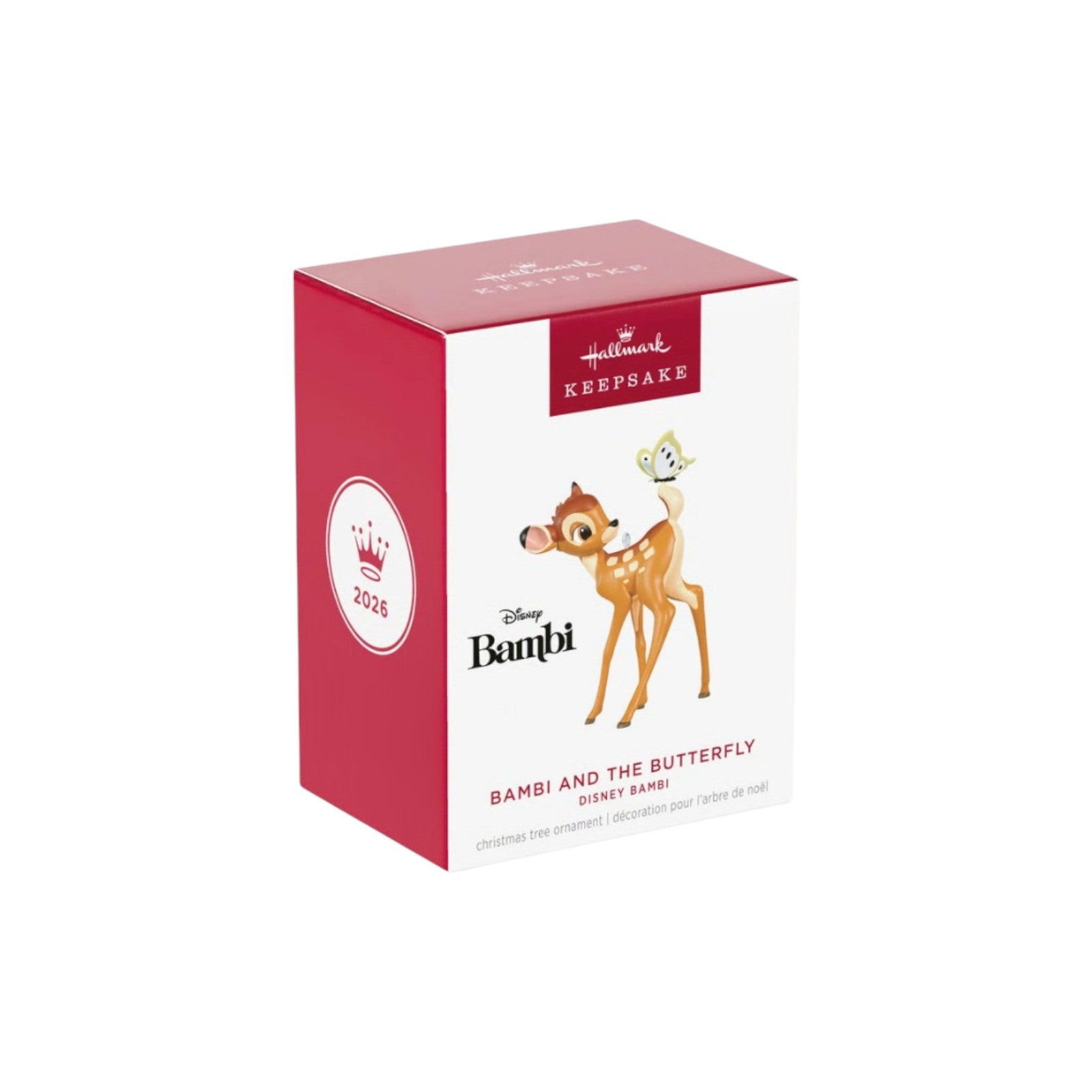 2026 Bambi and the Butterfly Hallmark Ornament QXD6663 Image2