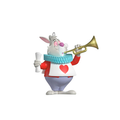 2026 The White Rabbit - 75th Anniversary Limited Hallmark Ornament QXE3566 Image1