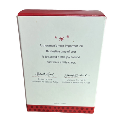 2013 A Snowman's Joyful Job Hallmark Ornament (Snowmen) QXG1362