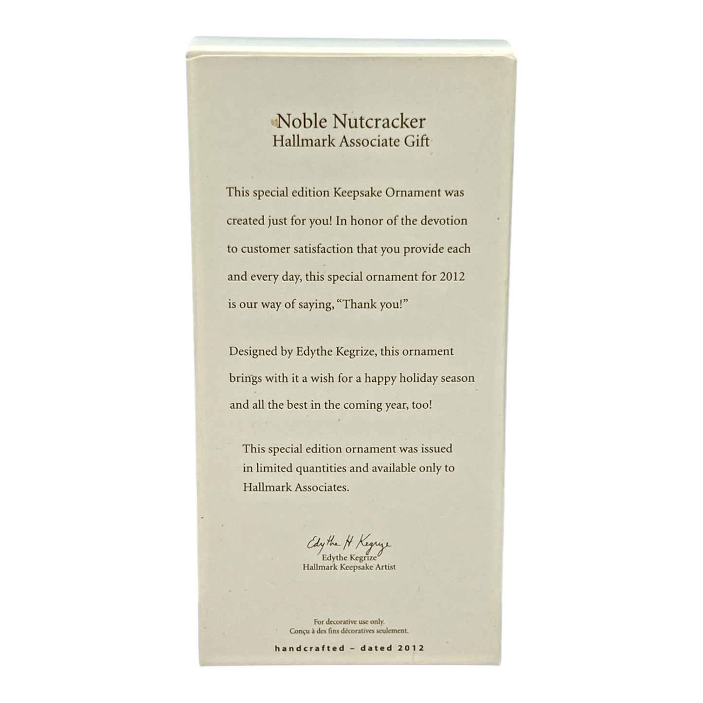 2012 Notable Nutcracker (Hallmark)