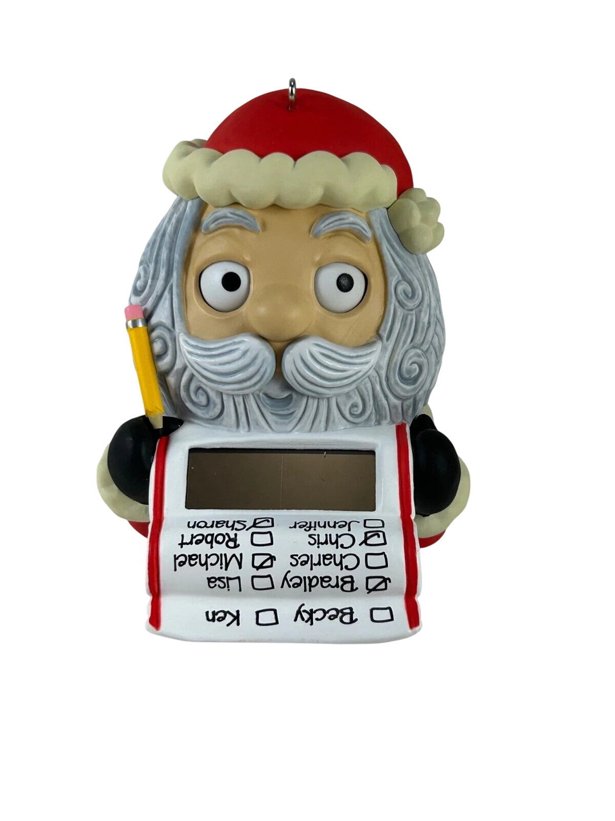 2016 Checking It Twice! Hallmark Ornament (Santa Claus) QGO1421