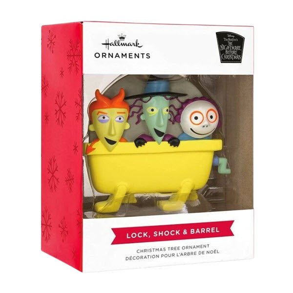 2HCM9528 Lock, Shock & Barrel Hallmark Ornament (Tim Burton's The Nightmare Before Christmas) 2HCM9528