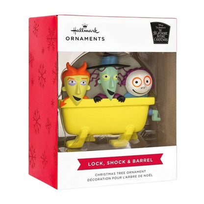 2HCM9528 Lock, Shock & Barrel Hallmark Ornament (Tim Burton's The Nightmare Before Christmas) 2HCM9528