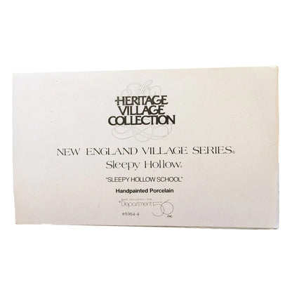 Vintage Sleepy Hollow School - New England Village Series (Department 56) 1480785
