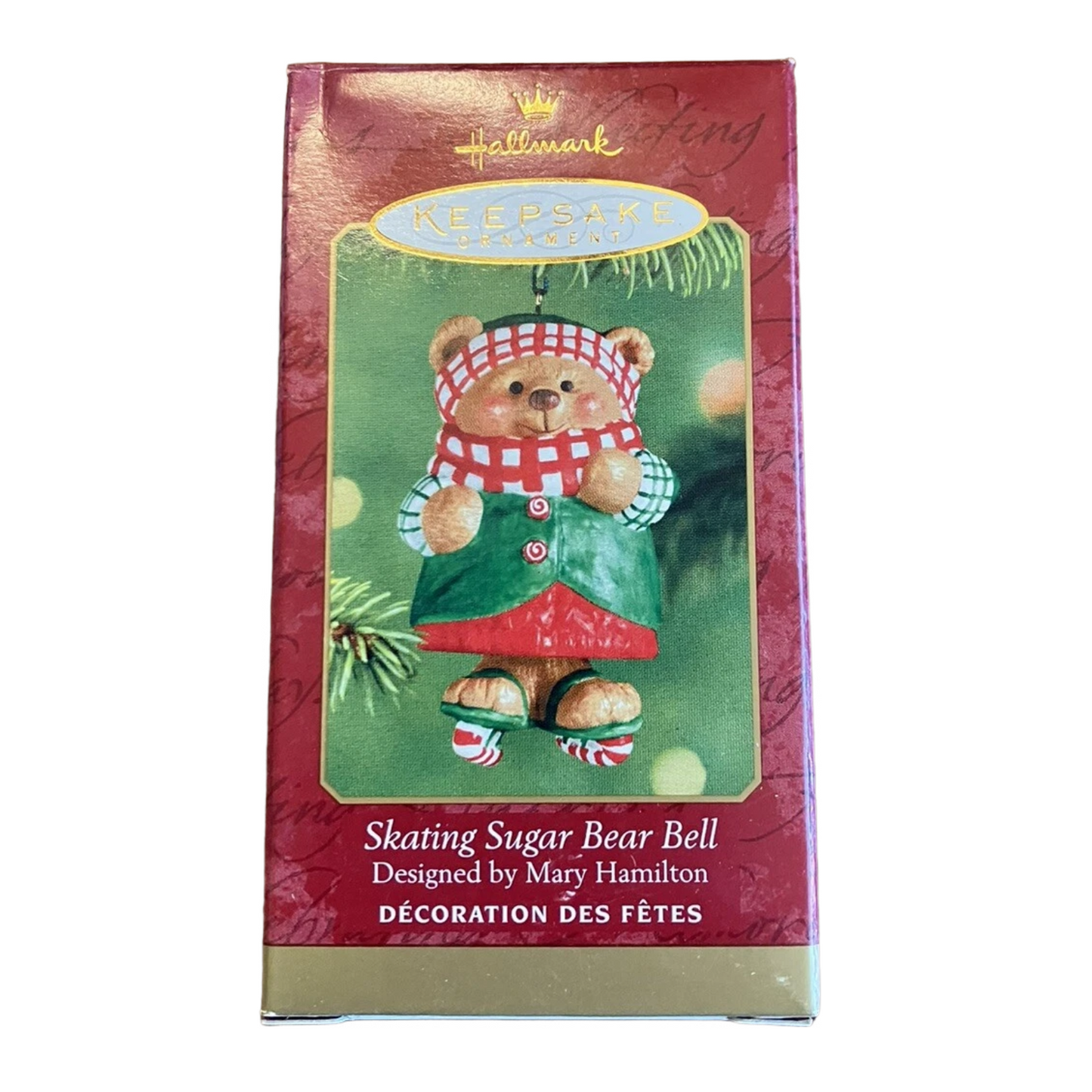 2001 Skating Sugar Bear Bell (Bear)