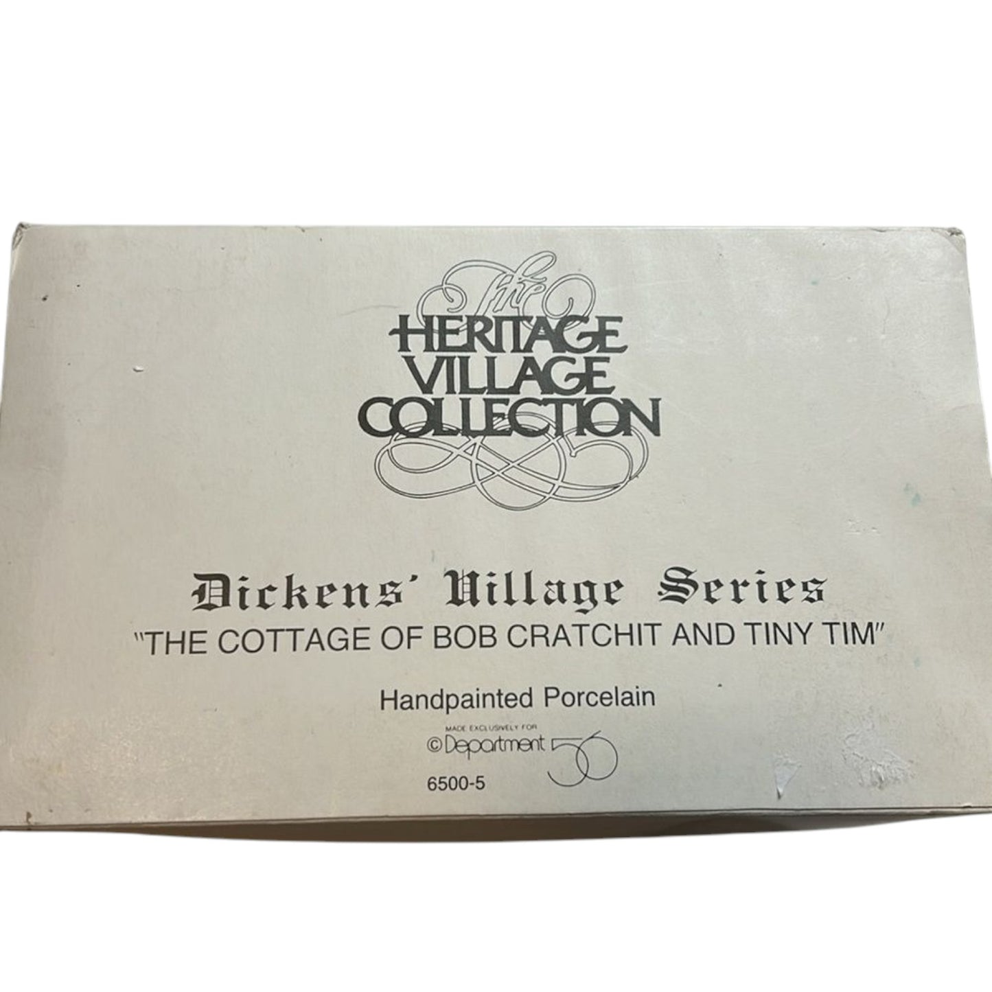 Vintage The Cottage of Bob Cratchit and Tiny Tim - Dickens' Village Series (Department 56) 1680238