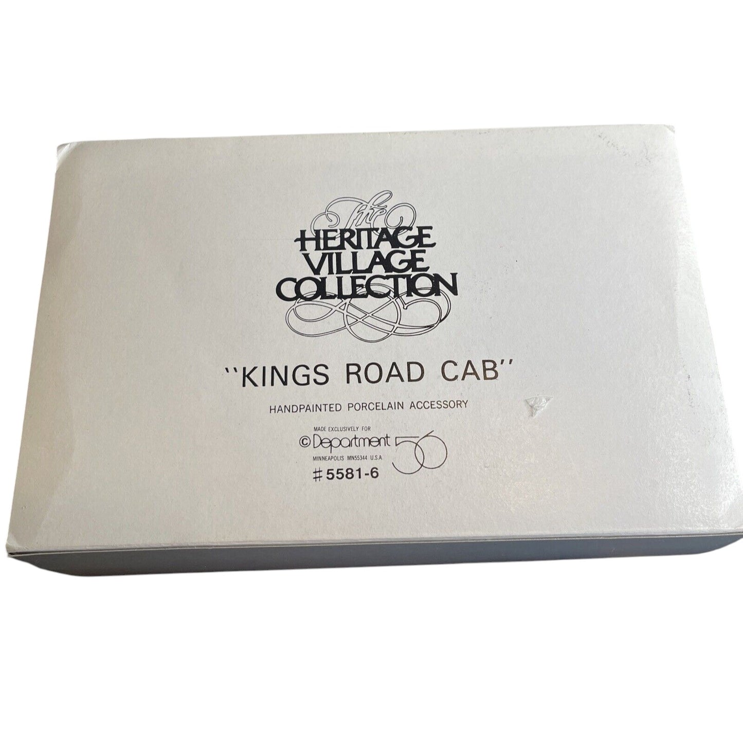 Vintage Kings Road Cab - Heritage Village Collection (Department 56) 1344611