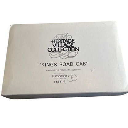 Vintage Kings Road Cab - Heritage Village Collection (Department 56) 1344611